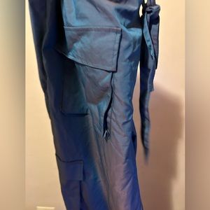Stormy iridescent cargo jacket and pants
